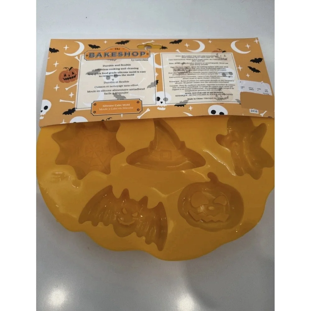 HALLOWEEN Silicone Cake Mold 7 Different Halloween Molds by The Bakeshop NEW